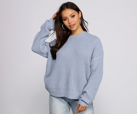 Twist and Stun – Pullover mit offenem Rücken