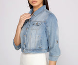 Your Go To Cropped Denim Jacket