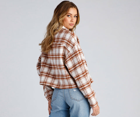 Trendy Layers Flanell-Shacket