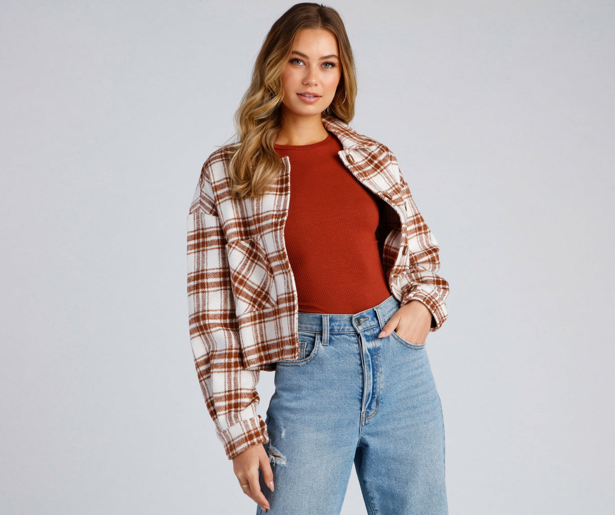 Trendy Layers Flanell-Shacket