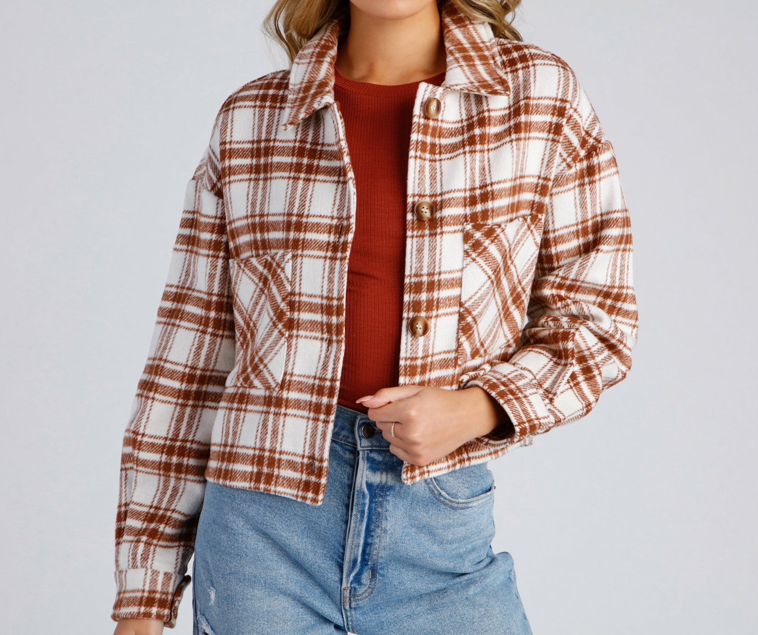 Trendy Layers Flanell-Shacket