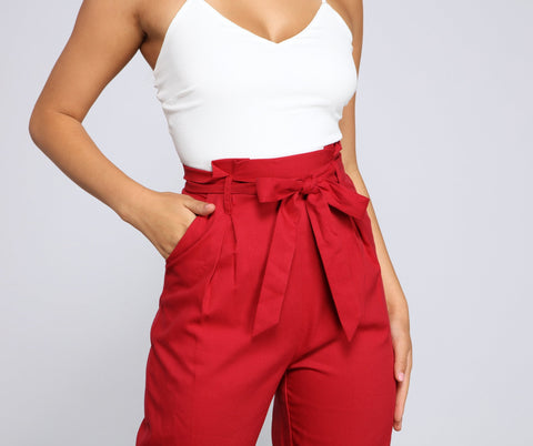 Effortlessly Stylish Tie-Waist Jumpsuit