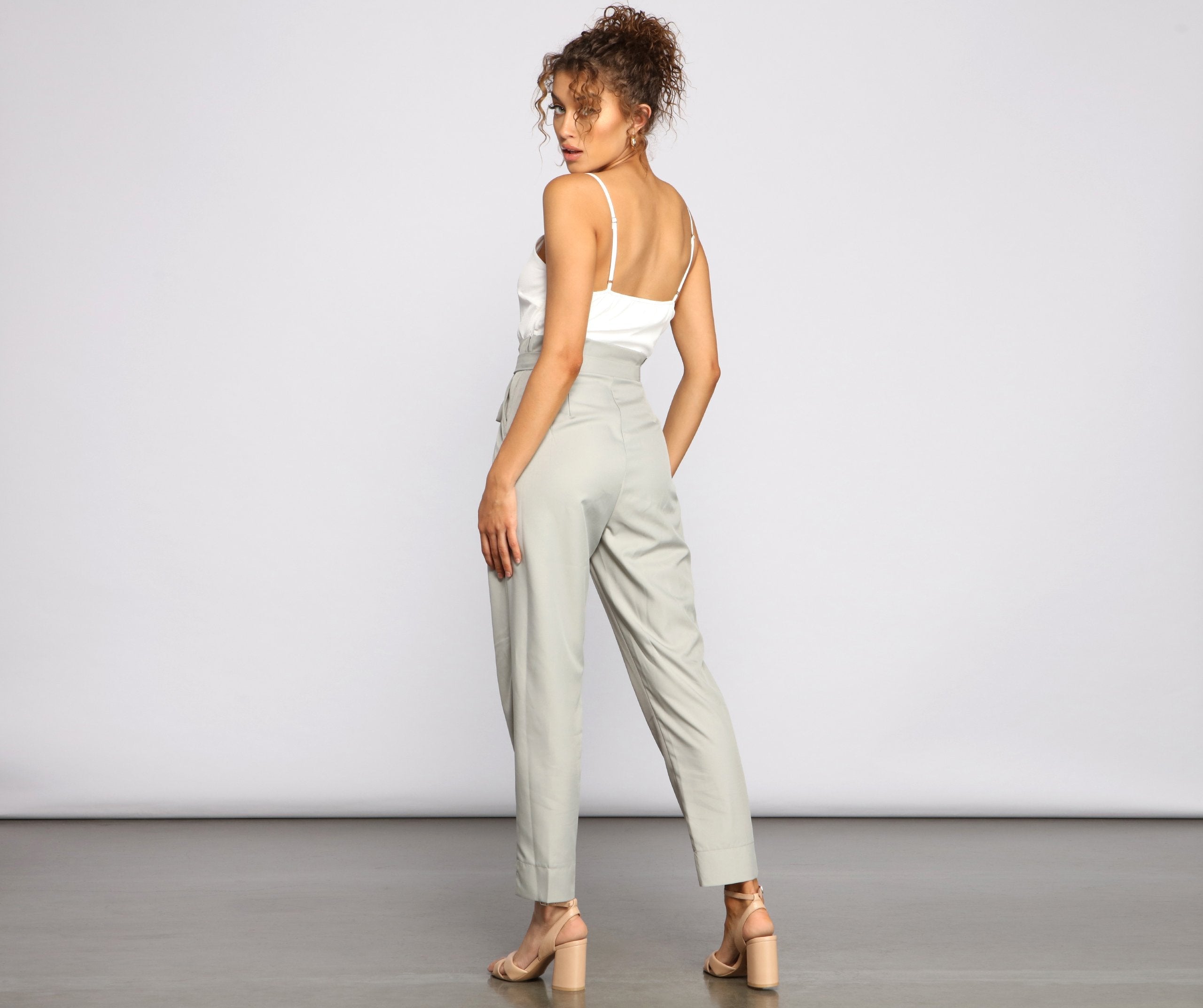 Effortlessly Stylish Tie-Waist Jumpsuit