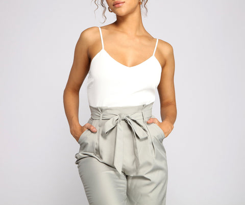 Effortlessly Stylish Tie-Waist Jumpsuit