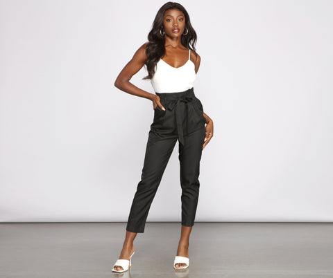 Effortlessly Stylish Tie-Waist Jumpsuit