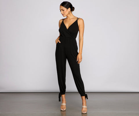 Feeling Glam And Gorgeous Sleeveless Jumpsuit