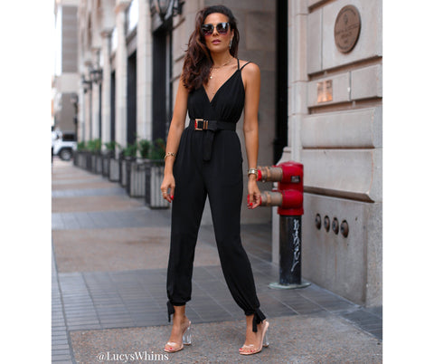 Feeling Glam And Gorgeous Sleeveless Jumpsuit