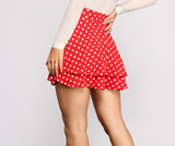 Miss Retro Mouse Polka Dot Skater Skirt