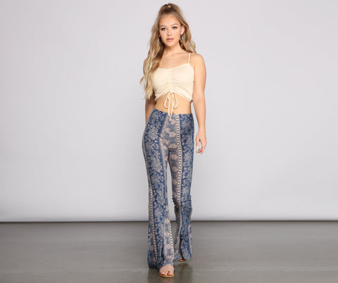 Wanderlust Beauty Flared Pants