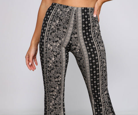 Wanderlust Beauty Flared Pants