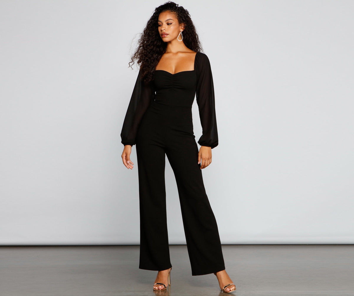 Effortless Elegance Long Sleeve Jumpsuit