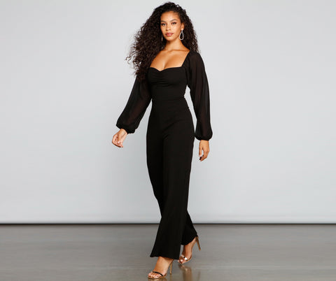 Effortless Elegance Long Sleeve Jumpsuit