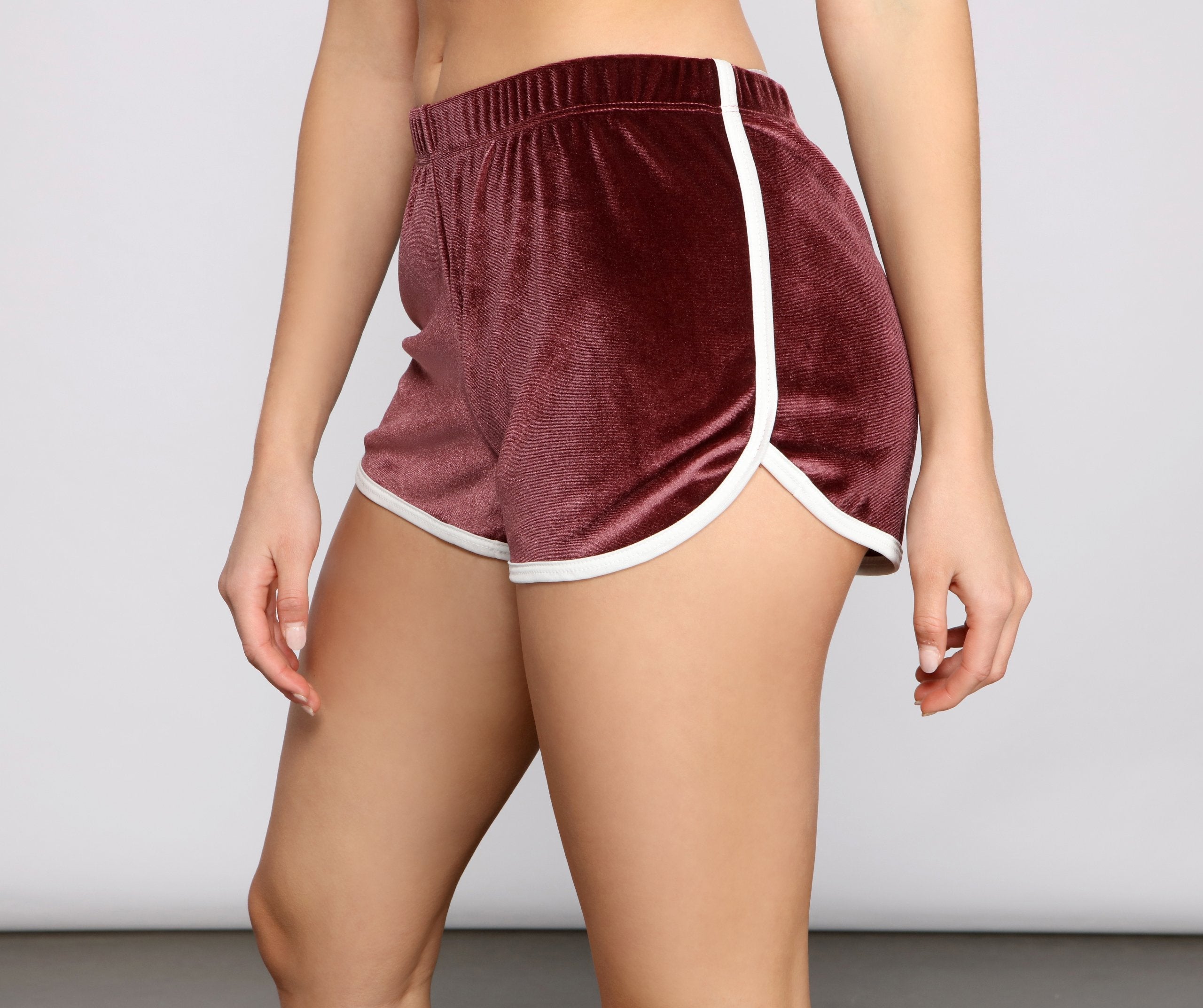 Keep It Trendy Velvet Shorts