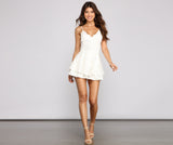 Flirty And Fab Lace Skater Romper