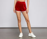 Keep It Trendy Velvet Shorts