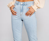 High Rise Chic Cropped Jeans