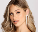 Glam Girl Rhinestone Duster Earrings