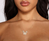 Flirty and Fluttery Butterfly Charm Necklace