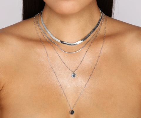 Effortless Glam Two-Pack Necklace Set