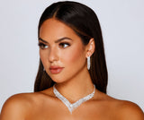 Luxe Beauty Necklace And Earrings Set
