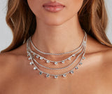Gorgeous Sparkle Layered Necklace
