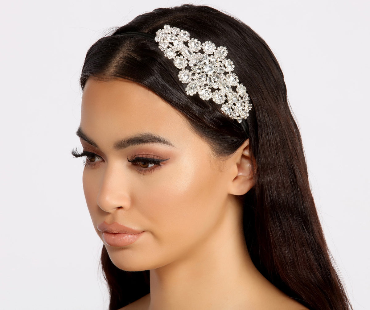 Everlasting Shine Rhinestone Embellished Headband