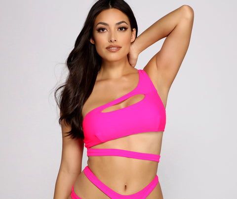 Fierce And Flirty Swim Top