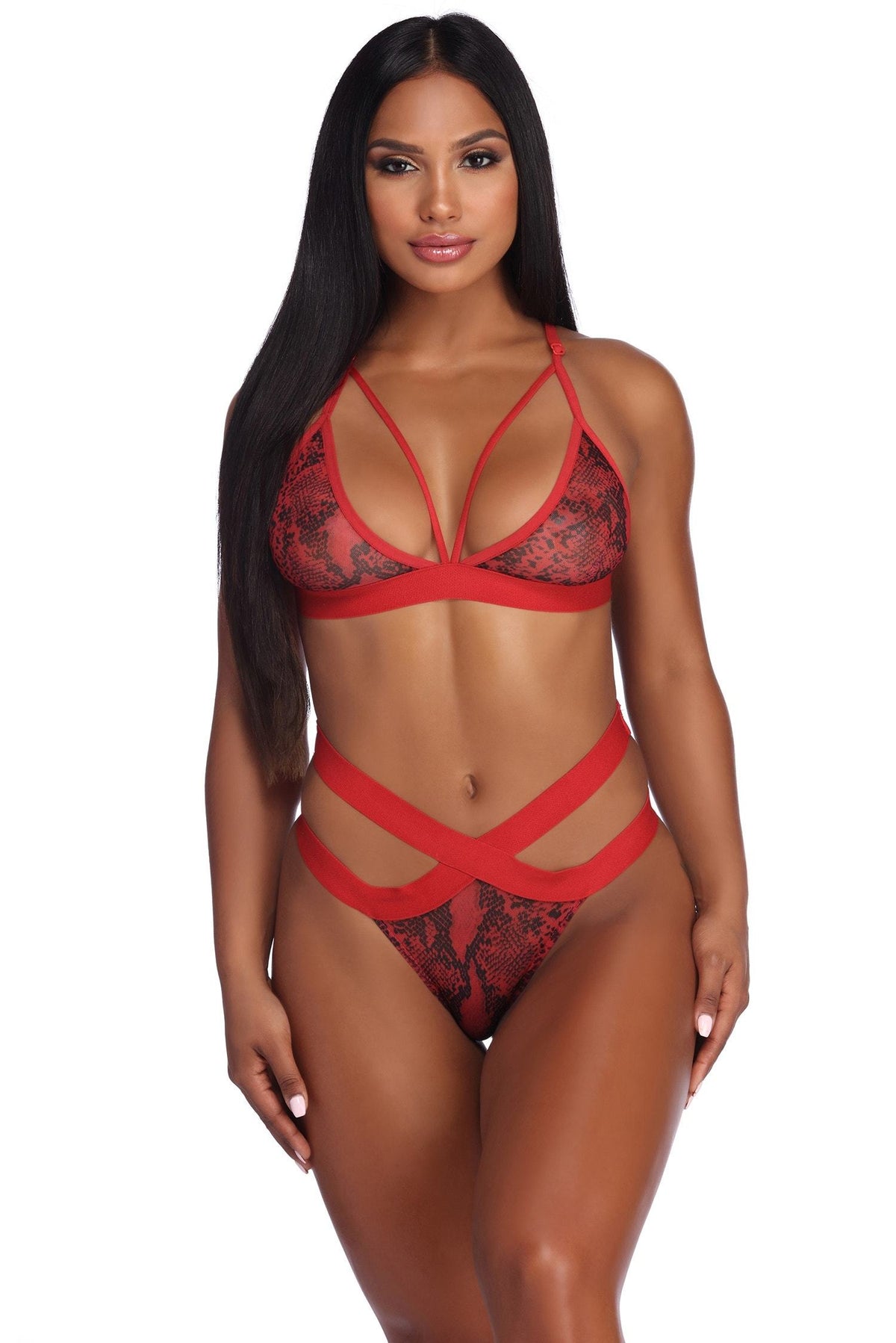 Tameless Taste – Set aus Bralette und Höschen