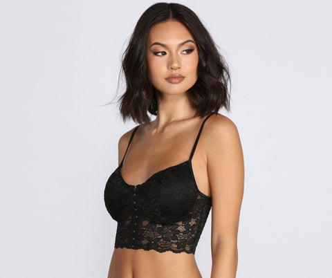 J'adore la brassière rembourrée en dentelle