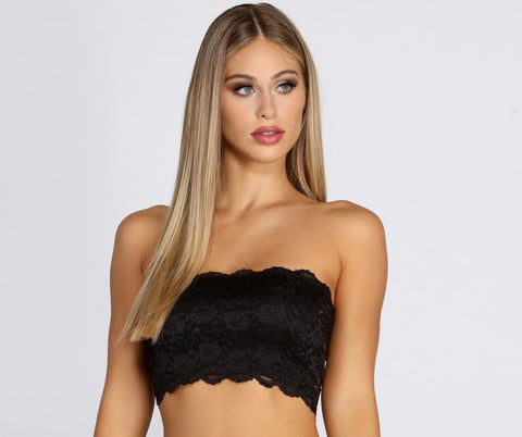 Bandeau aus Spitze für Damen