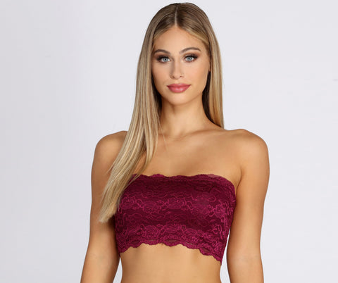 Bandeau aus Spitze für Damen