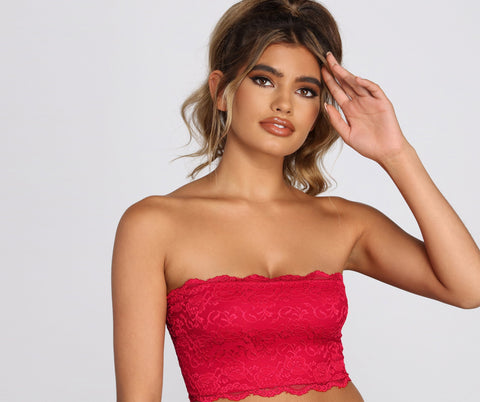 Bandeau aus Spitze für Damen