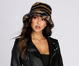 Fur Tiger Bucket Hat
