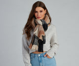 Feeling Chilly Brushed Plaid Scarf