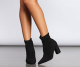Stride In Faux Suede Booties