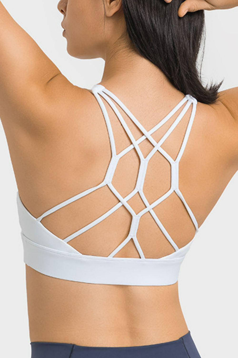 Soutien-gorge de sport respirant à dos croisé