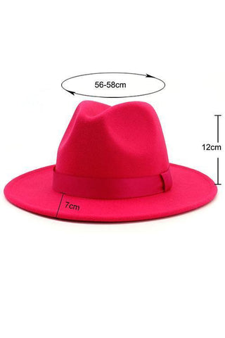 Fedora-Hut aus Wolle