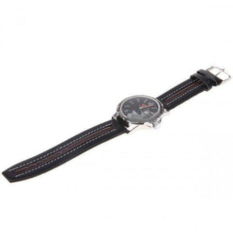 Watch with Leather Band (Dark Chocolate 4.4cm Dial)