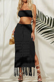 Hazel Crochet Top With Skirt Set
