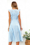 Elegant A Line Midi Dress