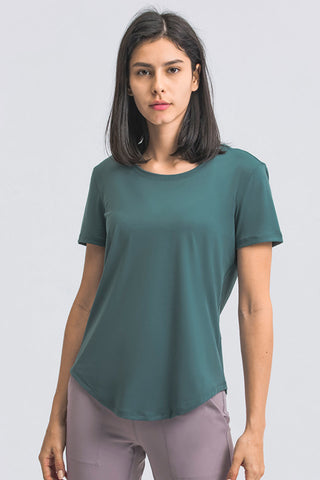 Breathable Short Sleeve Sports Tee