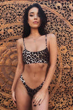 Leopard Print Bikini Set (Multicolor)
