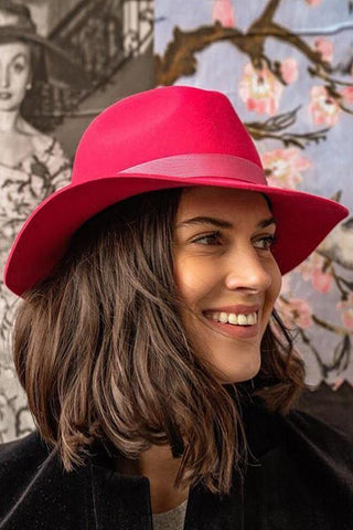 Fedora-Hut aus Wolle