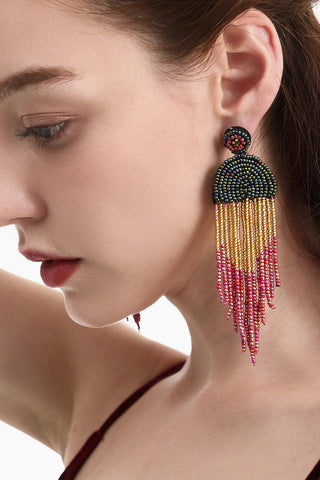 Boucles d'oreilles pendantes en cascade Boho