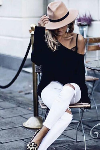 Fedora-Hut aus Wolle