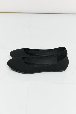 Forever Link Meet You There Flats in Black