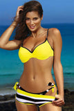 3 Piece Swimsuit With Spaghetti Straps