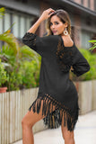 Tassel Loose Style Beach Cover Up