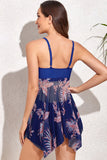 (S-3XL) Plus Size Tankini Swimsuit