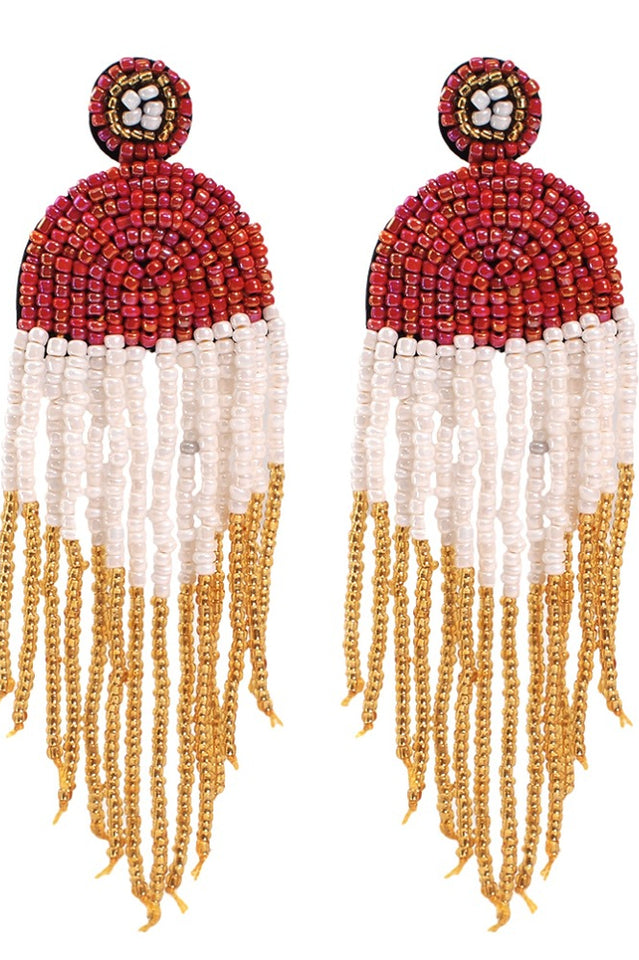Boho Wasserfall Tropfen Ohrringe